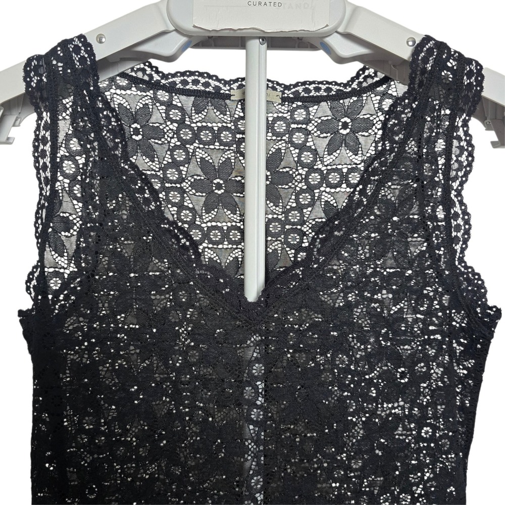 Intimissimi Black Lace Mini Dress XS/S Sheer Italian Lingerie As Fashion LBD - Picture 6 of 6